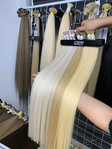 Extensions de cheveux naturels vierges vietnamiens de luxe à cuticules intactes, en vrac, Nasa Hair, 100g, prix d'usine, 50cm 70cm, super double drawn - Product Image 1