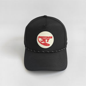 Gorra de Béisbol Deportiva Impermeable de 5 Paneles con Logotipo de PVC y Cuerda Premium Cortada con Láser, Ajustable para las Cuatro Estaciones, Venta al Por Mayor - Product Image 2