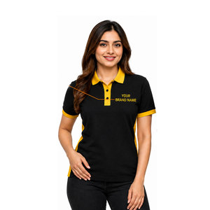 Camisetas de Golf Personalizadas de Alta Calidad con Logotipo OEM para Hombre/Mujer, Sublimadas, Satinadas, Transpirables, de Manga Corta, para Deporte - Product Image 1