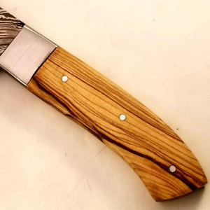 Cuchillo de Chef de Acero de Damasco Hecho a Mano para Cocina, Herramienta de Cocina Profesional con Hoja Duradera para Uso en el Hogar, Cocina y Restaurante - Product Image 4