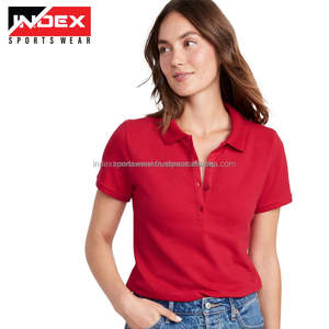 เสื้อโปโลผู้หญิงแบบสั่งทำ ผ้าระบายอากาศดี ผู้ผลิตเสื้อโปโลสุภาพสตรี รับผลิตแบบ OEM และ ODM - Product Image 5