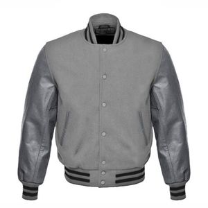 Premium Quality <b>Leather</b> Varsity <b>Jacket</b> Custom Embroidery Button Closure Luxury Modern Style Team Letterman Design for Daily - Product Image 1