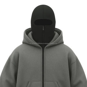 Meilleures ventes, prix de gros, qualité supérieure, nouveau snood en polaire zippé respirant coupe-vent pour homme, pour l'hiver, course à pied, personnalisable - Product Image 3