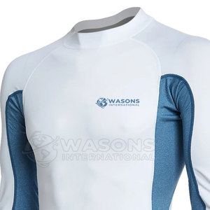 Light Weight Slim Fit Men <b>Compression</b> <b>Shirts</b> Breathable Spandex/Polyester Workout Solid Color High Quality - Product Image 2