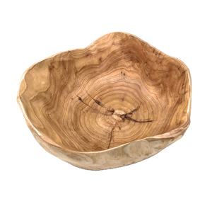 Elegante cuenco decorativo de madera de Acacia hecho a mano único cuenco de madera para servir para decoración del hogar comedor y regalo de fiesta - Product Image 1