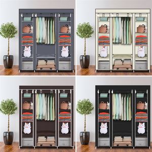 69" Portable <b>Clothes</b> Closet Wardrobe <b>Storage</b> Organizer with Removable Non-Woven Fabric Quick Easy Assembly Extra Strong Durable - Product Image 3