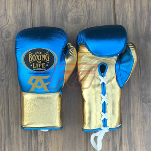 Gants de boxe personnalisés pour l'entraînement et le sparring |   Style à Doigts Entiers |   Fermeture à boucle et crochets |   Construction en cuir |   Évacuation de l'humidité - Product Image 6