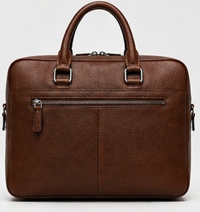 Gravs – sac messager noir en cuir véritable pour ordinateur portable, grand sac souple rétro pour bureau, travail quotidien, étanche, durable, portable - Product Image 2