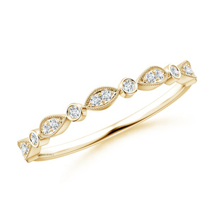 Anillo de Compromiso de Lujo con Diamante Redondo Cultivado en Laboratorio, Diseño Trenzado para Mujer en Oro de 10K, 14K, 18K, Plata 925, 935 - Product Image 2