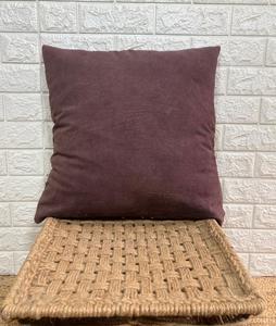 Solid Brown Corduroy Square <b>Cushion</b> Cover Modern Woven Throw Pillow Case <b>for</b> Sofa <b>Bed</b> Home Decor - Product Image 1