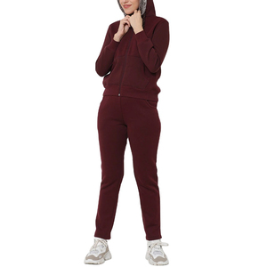 Nouvel Arrivage Survêtement de Sport pour Femme, Ensemble de Jogging Personnalisé en Polaire Épaisse 2 Pièces, Collection 2026 - Product Image 2