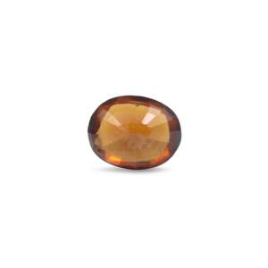 Natural Hessonite Gomed 5.85 Carat Oval Cut Loose Gemstone for Fine Jewelry - Product Image 2