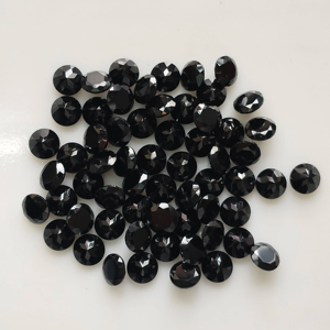 สปิเนลสีดำธรรมชาติ 6 มม. ทรงกลมเจียระไนแบบบริลเลียนท์ คุณภาพดีที่สุด พลอยหลวมสำหรับทำเครื่องประดับ รีดดิ้ง เมาน์เทน เจมส์ - Product Image 2
