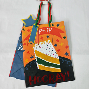 Shopping Paper <b>Bag</b> Wholesale OEM Custom Gift <b>Packaging</b> <b>Bag</b> With Sample High Quality For Holiday - Product Image 1