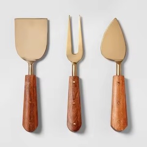 Luxury Style Stainless Steel <b>Cheese</b> <b>Knife</b> <b>Set</b> Elegant Cutting Tools Kitchen Dining Serving Accessories - Product Image 2