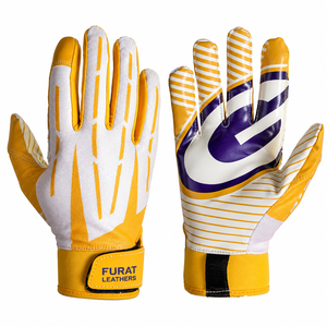 FURAT LEATHERS Custom Full Finger Outdoor Sports <b>Gloves</b> <b>Moisture</b> Wicking Sublimation Print Non-Slip Silicone Material Unisex - Product Image 3