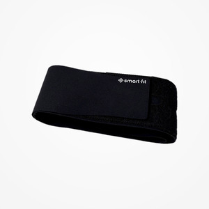 Attelle de soutien pour genou SMARTHADA Flex Wide, bande de maintien du tendon rotulien, pièce unique, fabriquée en Corée, noir - Product Image 1