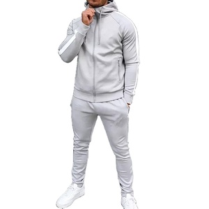 Ensemble de survêtement deux pièces pour homme, vêtements de sport d'hiver, grande taille, fitness, molleton technique, entraînement, jogging, séchage rapide, respirant - Product Image 1