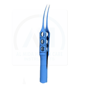 แหนบผ่าตัดสแตนเลส AL MIDA ได้รับการรับรองมาตรฐาน CE เครื่องมือสำหรับจักษุแพทย์ ISO13485 อุปกรณ์ผ่าตัด จับด้วยมือ - Product Image 3