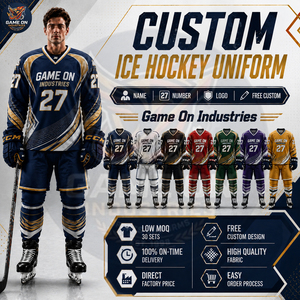 OEM ODM Service Custom Team Apparel Full Dye Sublimation Team Name & Number Private Lable Ice Hockey Uniform For Team Wear - Product Image 3