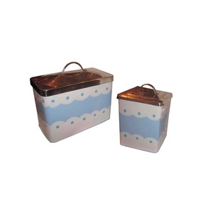Luxury Customized Rectangular Metal Canister Container with Secure Cover <b>for</b> Pantry Storage - Product Image 6
