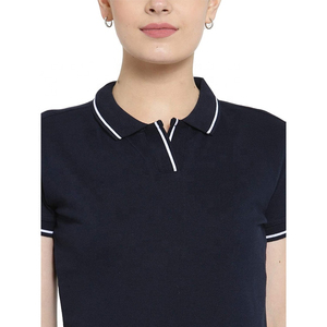 Camiseta Polo de Verano para Mujer, Cuello Clásico, Botones al Frente, Manga Corta, Algodón Suave, Informal, Ligera, Cómoda, Corte Ajustado - Product Image 3