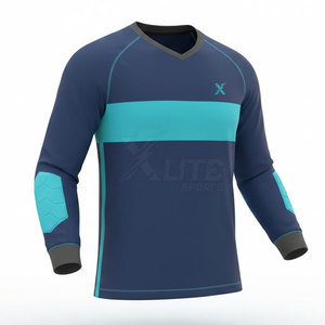 Jersey de Portero de Fútbol de Manga Larga, Tela Premium, Tallas Grandes, Absorbe la Humedad, Uniforme Deportivo Cómodo para Clubes y Equipos - Product Image 2