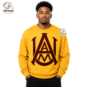 Sudaderas de Alta Calidad 100% Algodón para Hombre, Corte Regular, 370g, con Parches Bordados en Chenilla, Estilo Urbano para A&M |   Hermandad - Product Image 1