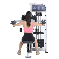 Alat Latihan Angkat Bahu dengan Beban yang Dapat Disesuaikan, Peralatan Gym Profesional, Pin Baja, Beban 100kg, Penggunaan Komersial