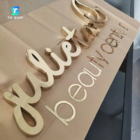 Letras de Canal Acrílicas Tridimensionales Premium del Fabricante, Sin Iluminación, para Paredes de Oficinas Modernas, Logotipos Metálicos