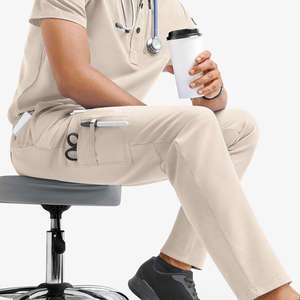 Pantalones Médicos Cómodos para Hombre, Pantalones de Trabajo para Hospital - Product Image 4