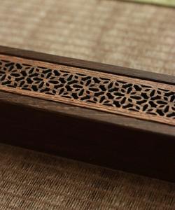 Supports à encens en bois de qualité supérieure, brûleur d'encens Oud, cadeau du Ramadan, support à encens Bukhoor, bougies parfumées en boîte en bois - Product Image 3