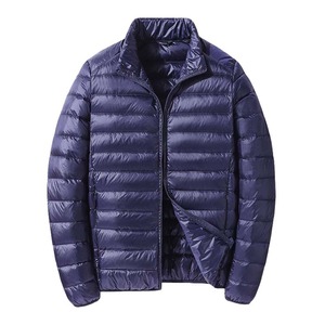 Hot Selling Waterproof Warm Zipper Up Black Puffer Jacket for Men Winter <b>Bubble</b> Padded Coat <b>Top</b> Mens Jackets - Product Image 3