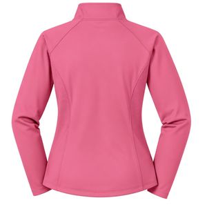 Jack and Jill Women <b>Pink</b> Quarter Zip Pullover Long Sleeve Stand Collar Lightweight Athletic Casual Performance <b>Sweatshirt</b> - Product Image 2