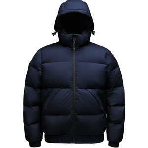 Veste matelassée légère pour homme, bleu marine, de haute qualité, respirante, chaude, pour l'extérieur, décontractée - Product Image 1