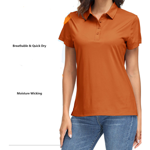 Chemises Polo de Haute Qualité, Décontractées, Tricotées, à Manches Courtes, Col Rabattu, Derniers Modèles, pour le Golf, Chemises Polo 2026 pour Femmes - Product Image 5