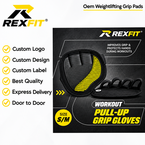 Custom Logo Weightlifting Grip Pads for Gym Workout <b>Equipment</b> Wholesale <b>Fitness</b> <b>Accessories</b> Manufacturer - Product Image 5