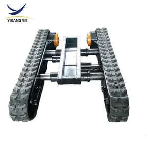 Novo design de 6 toneladas plataforma crawler pista de borracha subtransporte para veículos robôs da indústria rastreada