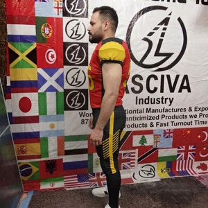 Performance American Football Jersey and Padded Pants Set with Custom Number - Product Image 3