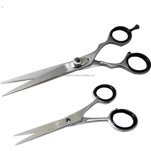 Tijeras de peluquería a precio de fábrica para uso profesional, color personalizado, cuchillas afiladas, tijeras de peluquería para diestros. - Product Image 1