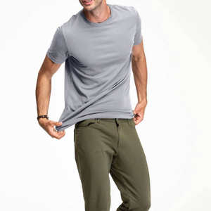 เสื้อยืดทรงบ็อกซี่คุณภาพสูง ตัดเย็บอย่างดี สวมใส่สบาย ทรงโอเวอร์ไซส์ ผ้าฝ้าย 100% เสื้อยืดเปล่าสำหรับสกรีนลาย เสื้อยืดผู้ชาย Haus Industries - Product Image 3