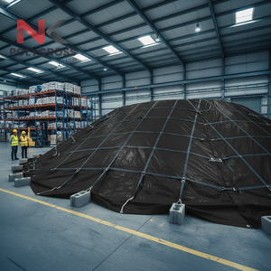 ผ้าใบคลุมอุตสาหกรรมหนาพิเศษสำหรับคลังสินค้า ผ้าใบกันน้ำสำหรับงานหนัก ใช้คลุมอุปกรณ์และวัสดุขนาดใหญ่ - Product Image 6