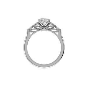 Anillo de Diamante Cultivado en Laboratorio con Corte Oval y Marquise, Plata de Ley 925, Oro de 9K, 14K, 18K, Anillo de Compromiso y Joyería Fina para Mujer - Product Image 2