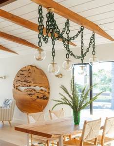 Chaînes en résine émeraude en gros, maillons créatifs pour la décoration intérieure, accents faits à la main, écologiques, boucles entrelacées, hôtel moderne - Product Image 4