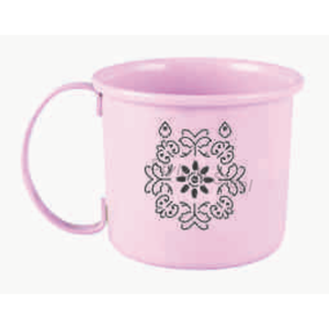 Mug à fleurs imprimées avec poignée en acier inoxydable - Product Image 3