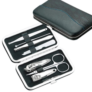 Manicure Kit <b>Nail</b> Tools <b>Set</b> of 7 Pieces With <b>Nail</b> Nipper Clipper Tweezer Cuticle Scissors Manicure Kit Cheap Price OEM - Product Image 1