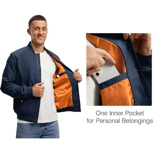 Chaqueta Bomber Cortavientos para Hombre, Ropa Masculina, Estilo Casual Urbano, Chaqueta de Piloto, Chaqueta de Béisbol - Product Image 2