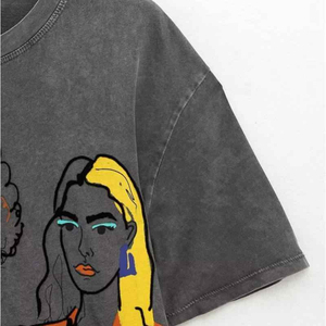 Camiseta de Verano para Mujer, 100% Algodón, Manga Corta, Básica, Lisa, Personalizable con Logotipo, Cuello Redondo, Estilo Casual - Product Image 2