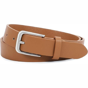 Ceintures en cuir de vachette véritable de haute qualité pour hommes, mode décontractée, logo personnalisé, boucle en acier inoxydable colorée, ceinture en cuir - Product Image 4