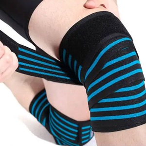 <b>Workout</b> Weight Lifting Knee Wraps For Leg Day Stretch <b>Bands</b> For Stability During Heavy Resistance Exercise Sessions - Product Image 2